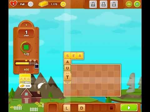 Video guide by RebelYelliex: Words of Gold: Scrabble Puzzle Level 6 #wordsofgold