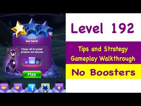 Video guide by Grumpy Cat Gaming: Bejeweled Stars Level 192 #bejeweledstars