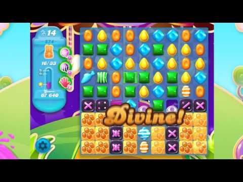 Video guide by Pete Peppers: Candy Crush Soda Saga Level 574 #candycrushsoda
