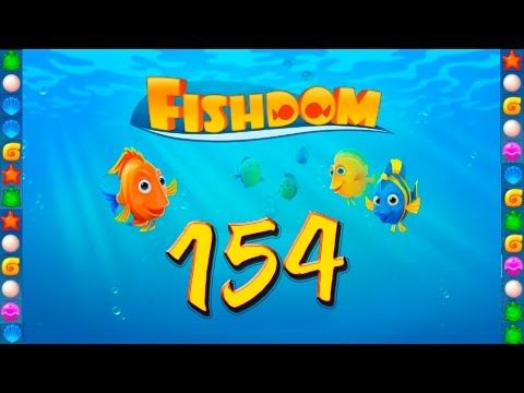 Video guide by GoldCatGame: Fishdom Level 154 #fishdom