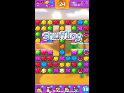 Video guide by Apps Walkthrough Tutorial: Lollipop: Sweet Taste Match3 Level 39 #lollipopsweettaste