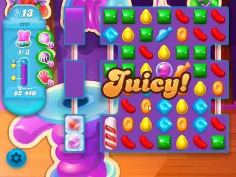 Video guide by skillgaming: Candy Crush Soda Saga Level 1111 #candycrushsoda