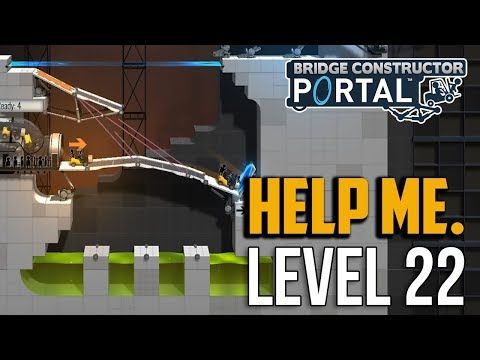 Video guide by Help Me. I'm Stuck.: Bridge Constructor Level 22 #bridgeconstructor