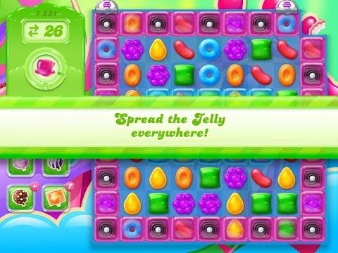 Video guide by Kazuohk: Candy Crush Jelly Saga Level 1221 #candycrushjelly