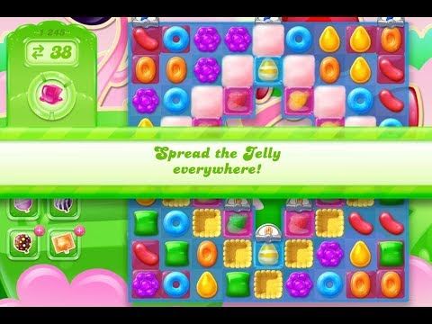 Video guide by Kazuohk: Candy Crush Jelly Saga Level 1245 #candycrushjelly