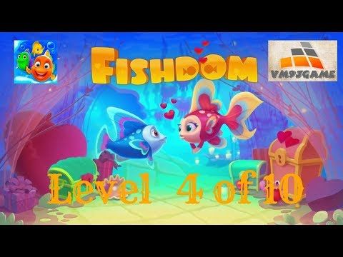 Video guide by VM93Game: Fishdom Level 4 #fishdom