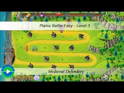 Video guide by myhomestock.net: Medieval Defenders ! Level 3 #medievaldefenders