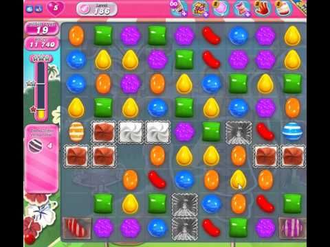 Video guide by migrator66: Candy Crush Saga level 186 #candycrushsaga