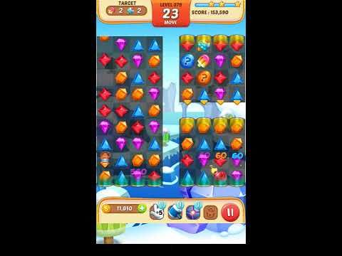 Video guide by Apps Walkthrough Tutorial: Jewel Match King Level 279 #jewelmatchking