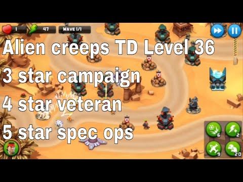 Video guide by c40 games: Alien Creeps TD Level 36 #aliencreepstd
