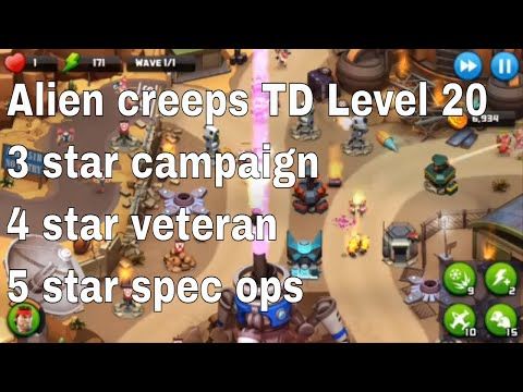 Video guide by c40 games: Alien Creeps TD Level 20 #aliencreepstd