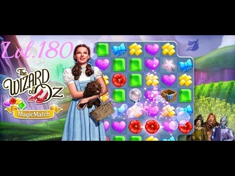 Video guide by Sakura Gaming: The Wizard of Oz: Magic Match Level 180 #thewizardof