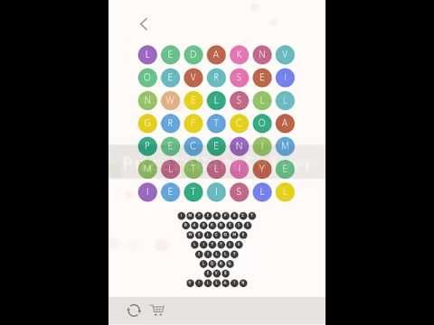 Video guide by Puzzlegamesolver: WordBubbles!  - Level 521 #wordbubbles