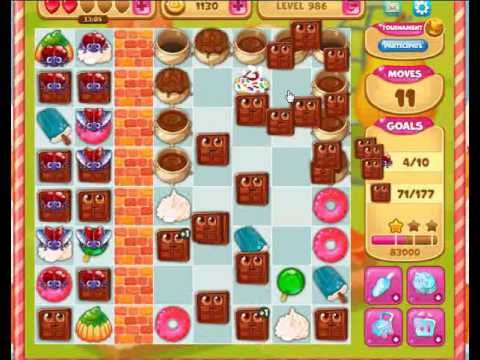 Video guide by Gamopolis: Candy Valley Level 986 #candyvalley