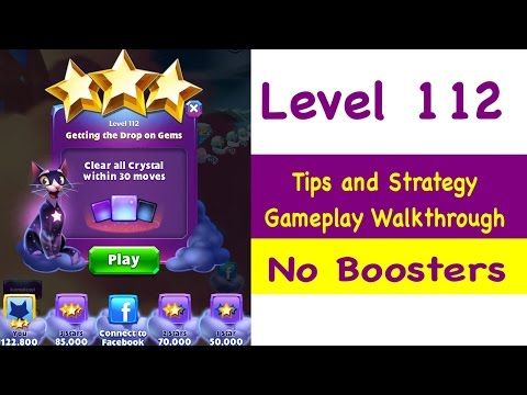 Video guide by Grumpy Cat Gaming: Bejeweled Level 112 #bejeweled