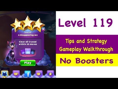 Video guide by Grumpy Cat Gaming: Bejeweled Stars Level 119 #bejeweledstars