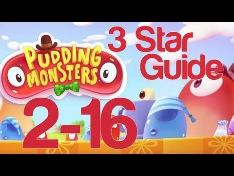Video guide by NextGenWalkthroughs: Pudding Monsters 3 stars level 2-16 #puddingmonsters