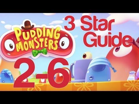 Video guide by NextGenWalkthroughs: Pudding Monsters 3 stars level 2-6 #puddingmonsters