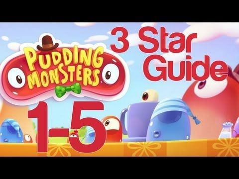 Video guide by NextGenWalkthroughs: Pudding Monsters 3 stars level 1-5 #puddingmonsters