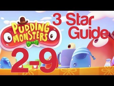 Video guide by NextGenWalkthroughs: Pudding Monsters 3 stars level 2-9 #puddingmonsters