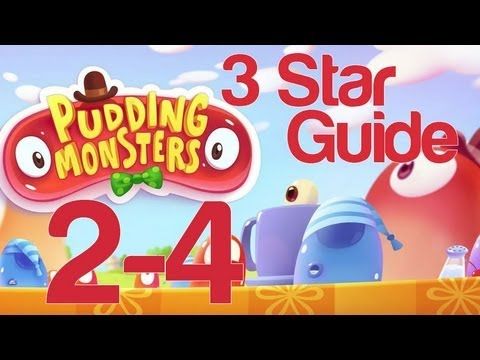 Video guide by NextGenWalkthroughs: Pudding Monsters 3 stars level 2-4 #puddingmonsters