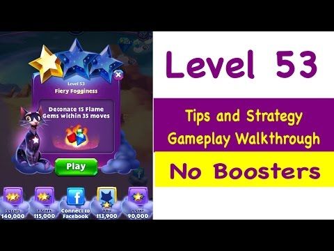 Video guide by Grumpy Cat Gaming: Bejeweled Stars Level 53 #bejeweledstars