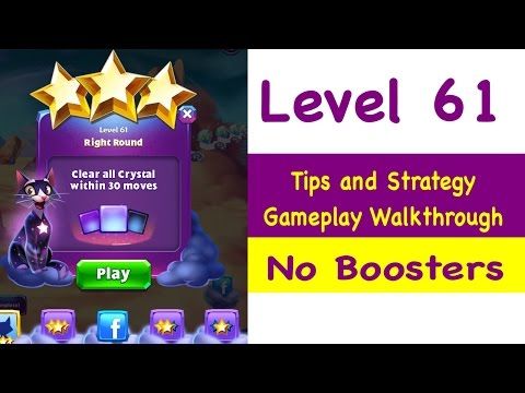 Video guide by Grumpy Cat Gaming: Bejeweled Level 61 #bejeweled
