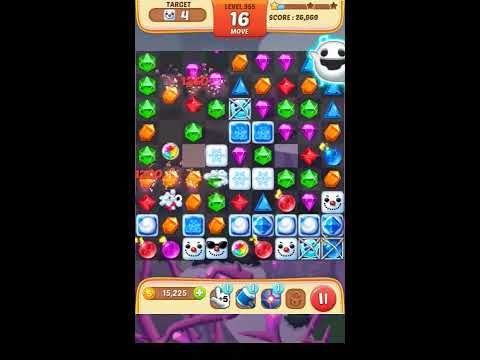 Video guide by Apps Walkthrough Tutorial: Jewel Match King Level 355 #jewelmatchking