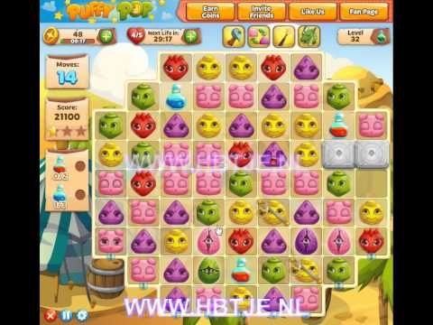 Video guide by fbgamevideos: Puffy Pop Level 32 #puffypop