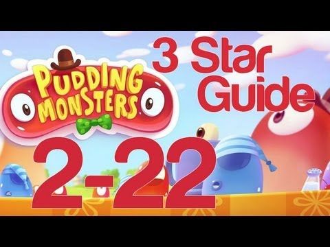 Video guide by NextGenWalkthroughs: Pudding Monsters 3 stars level 2-22 #puddingmonsters