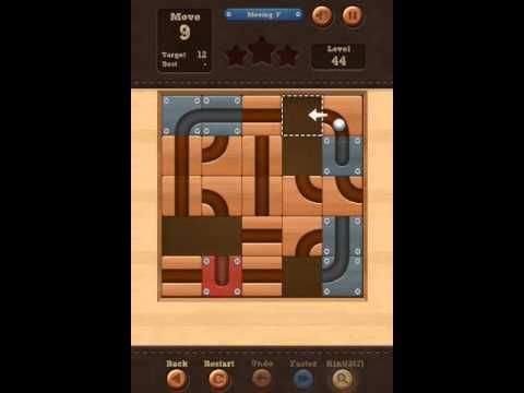 Video guide by iplaygames: Roll the Ball: slide puzzle  - Level 44 #rolltheball
