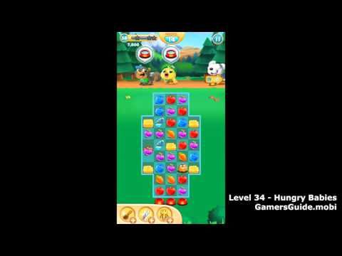 Video guide by Mobile Gamer's Guide: Hungry Babies Mania Level 34 #hungrybabiesmania