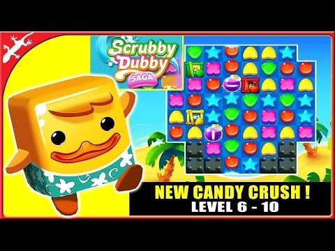 Video guide by Kapaoo iphone Game Reviews: Scrubby Dubby Saga Level 6-10 #scrubbydubbysaga