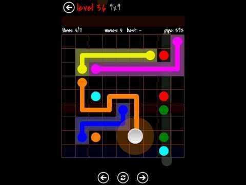 Video guide by TheDorsab3: Flow Free 9x9 level 36 #flowfree