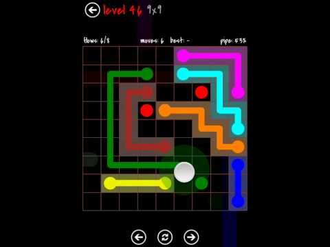 Video guide by TheDorsab3: Flow Free 9x9 level 46 #flowfree