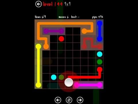 Video guide by TheDorsab3: Flow Free 9x9 level 144 #flowfree