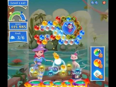 Video guide by skillgaming: Bubble Witch Saga 2 Level 1447 #bubblewitchsaga