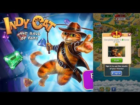Video guide by Android Games: Indy Cat Match 3 Level 1 #indycatmatch