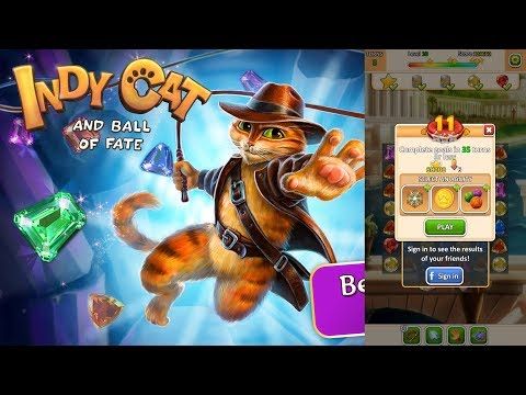 Video guide by Android Games: Indy Cat Match 3 Level 11 #indycatmatch
