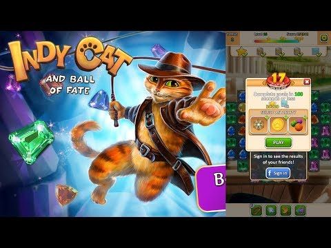 Video guide by Android Games: Indy Cat Match 3 Level 17 #indycatmatch
