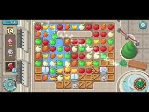 Video guide by Mint Latte: Match-3 Level 455 #match3