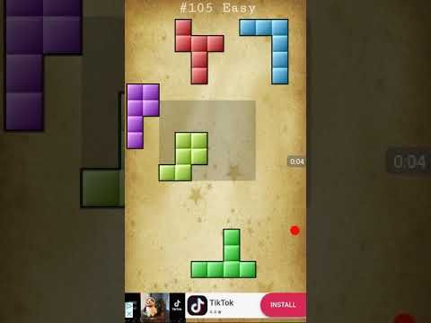 Video guide by Tap thegame: Block Puzzle Level 105 #blockpuzzle