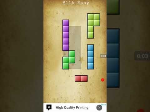 Video guide by Tap thegame: Block Puzzle Level 116 #blockpuzzle