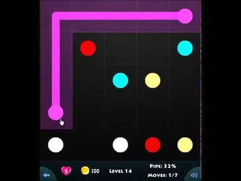 Video guide by Flow Game on facebook: Connect the Dots  - Level 14 #connectthedots