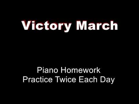 Video guide by MEA Piano Studio: Victory March Level 1 #victorymarch