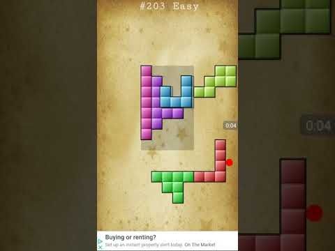 Video guide by Tap thegame: Block Puzzle Level 203 #blockpuzzle