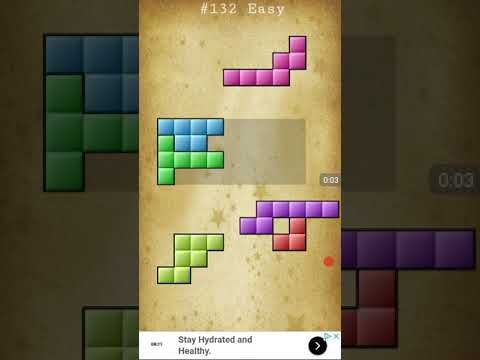 Video guide by Tap thegame: Block Puzzle Level 132 #blockpuzzle