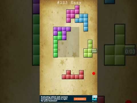 Video guide by Tap thegame: Block Puzzle Level 123 #blockpuzzle