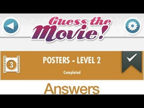 Video guide by : Guess the Movie ? Posters Level 2 Answers #guessthemovie