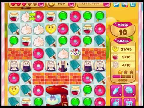 Video guide by Gamopolis: Candy Valley Level 1244 #candyvalley